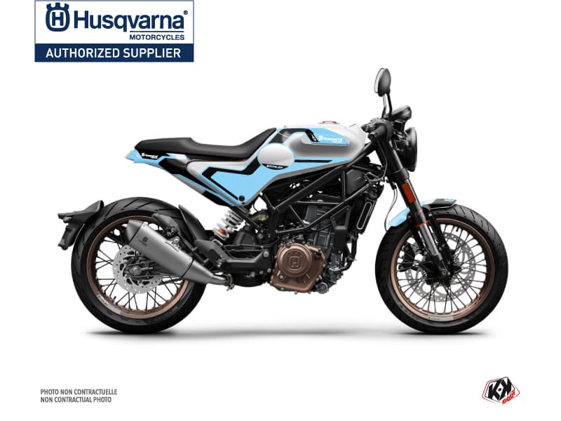 kit graphique moto husqvarna vitpilen 401 bobber bleu