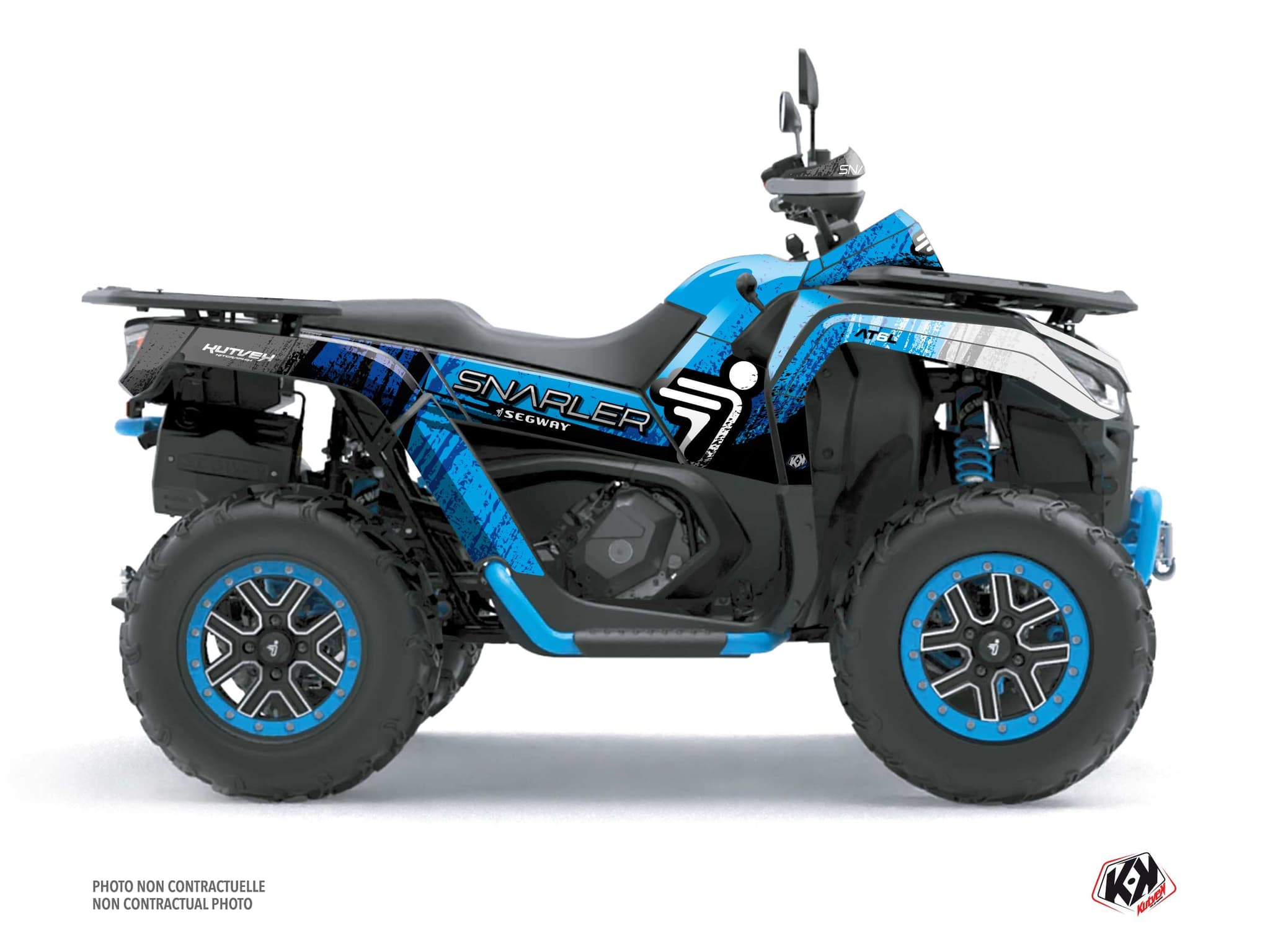 kit graphique quad segway at6 l boggy bleu