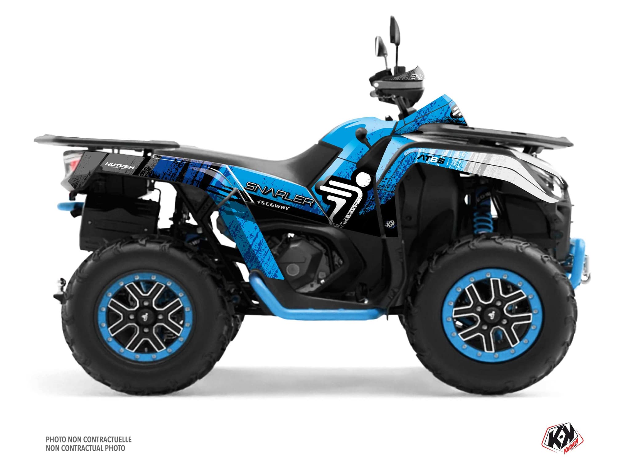 kit graphique quad segway at6 s boggy bleu