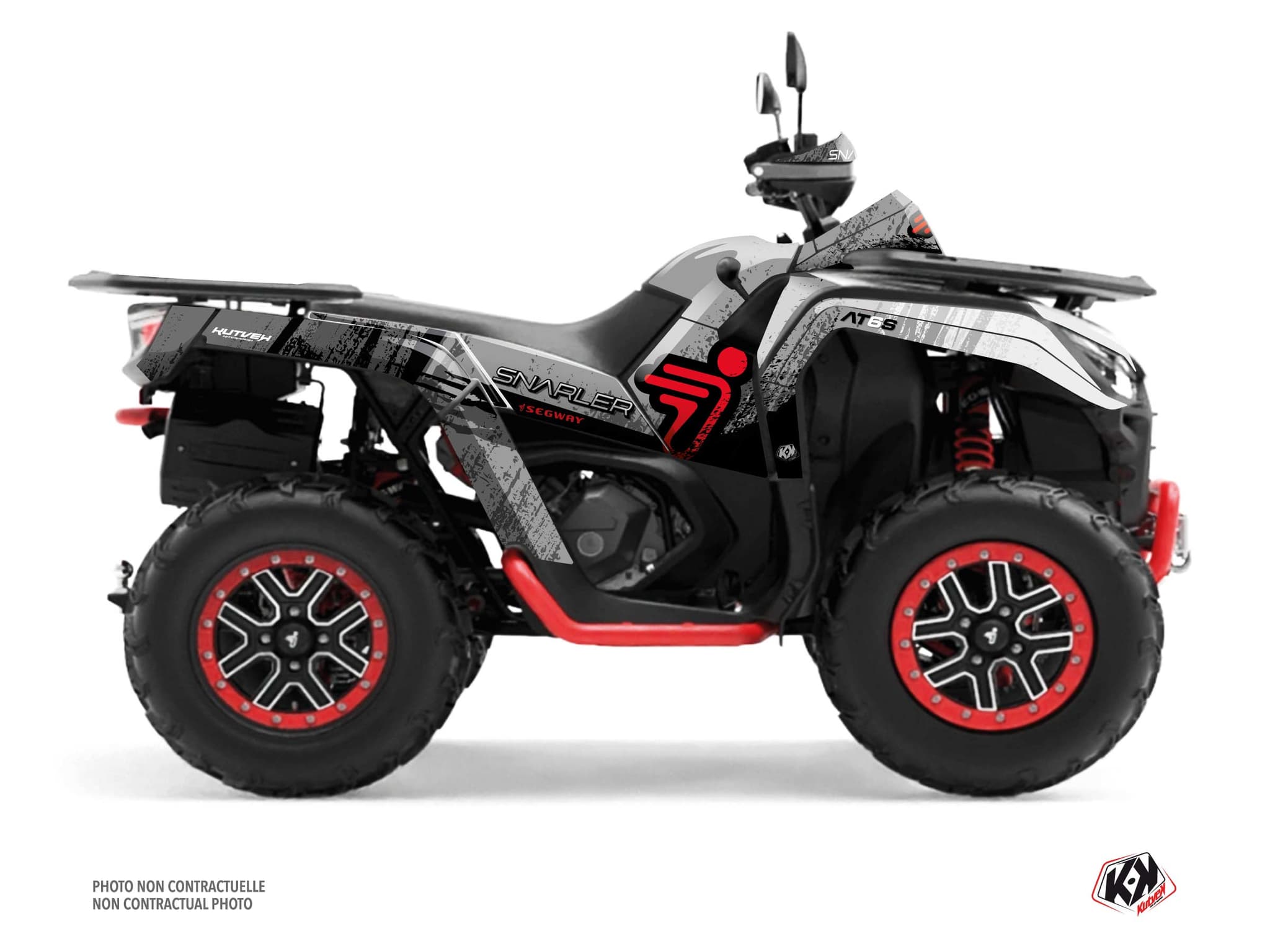 Kit Graphique Quad Boggy Segway Snarler AT6-S Gris