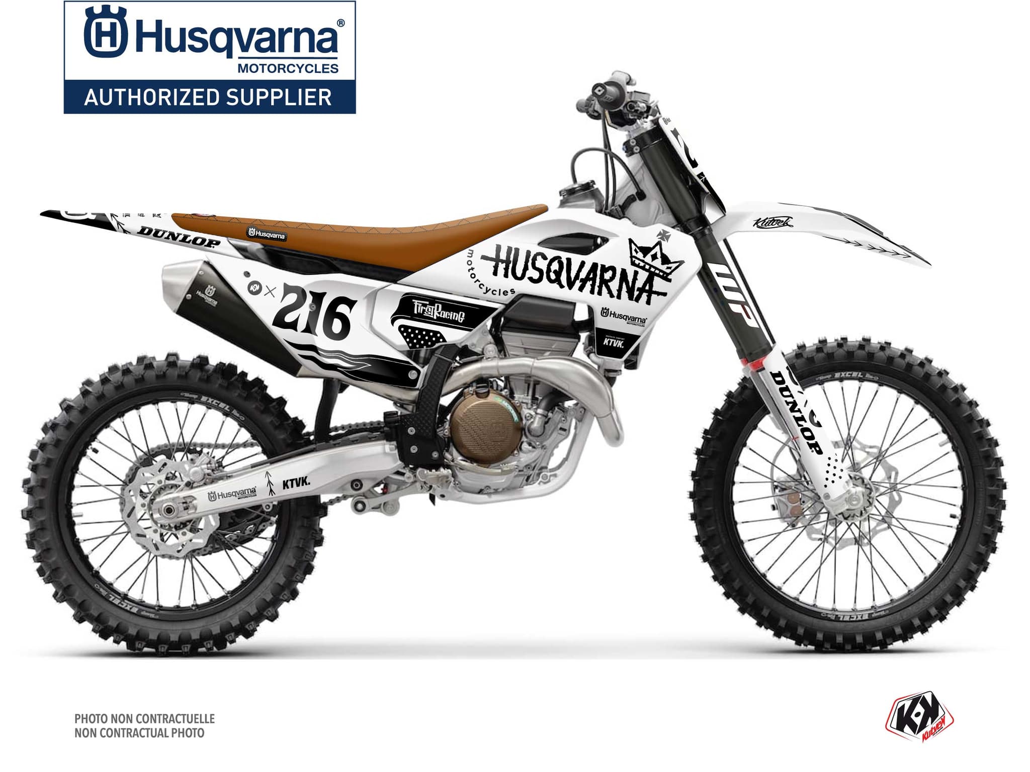 Husqvarna FC 250 Browing White Dirt Bike Graphic Kit