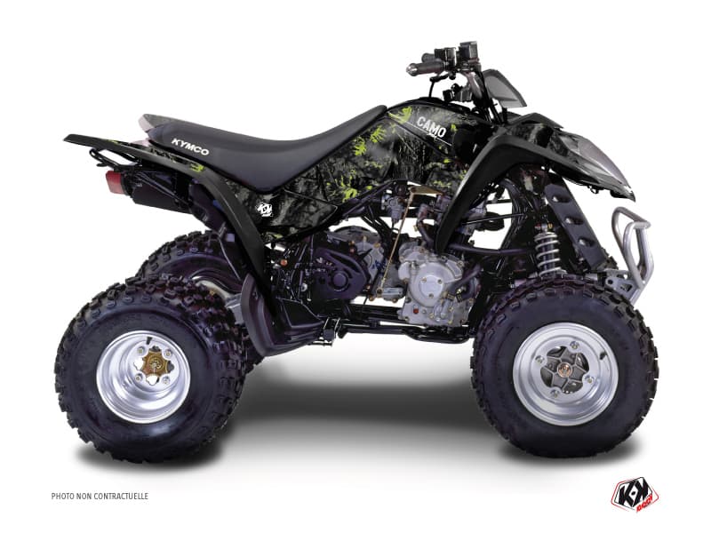deko-set quad camo kymco 300 maxxer schwarz grün