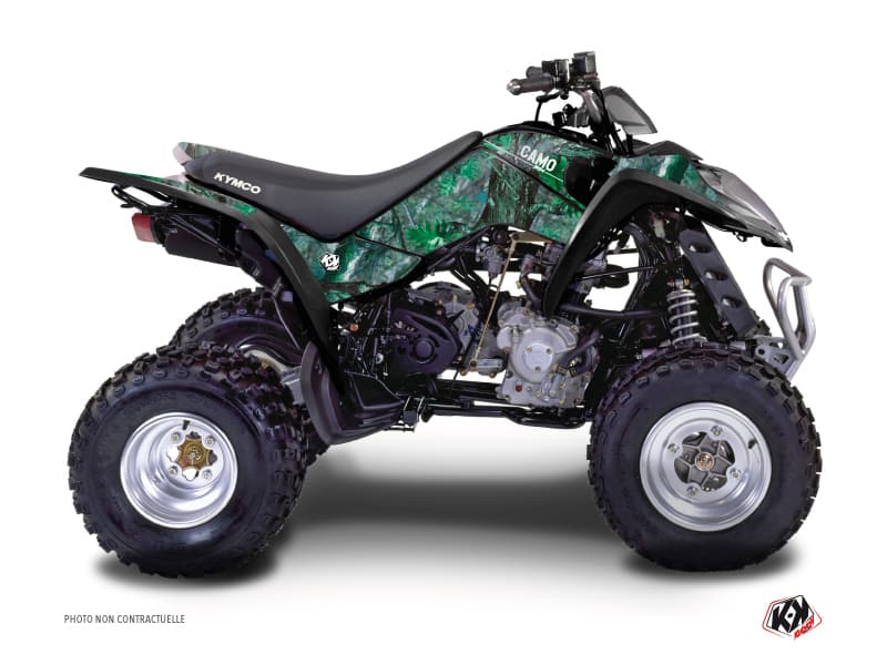 deko-set quad camo kymco 300 maxxer grün