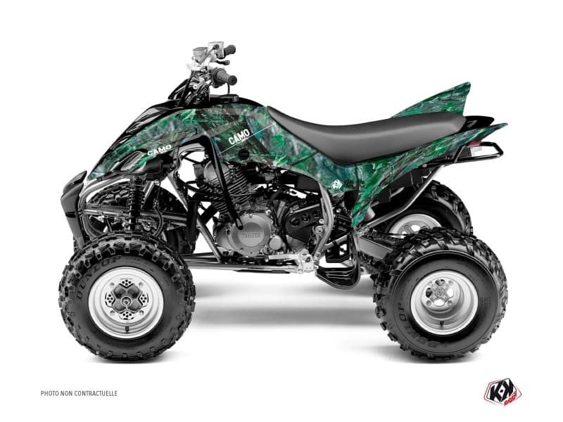 Kit graphique Quad Camo Yamaha 350 Raptor Vert