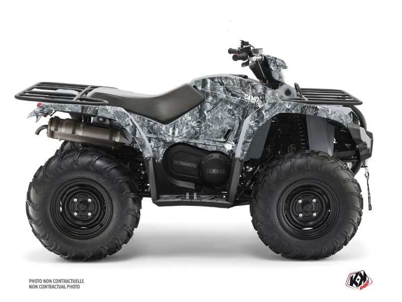 Kit graphique Quad Camo Yamaha 450 Kodiak Gris