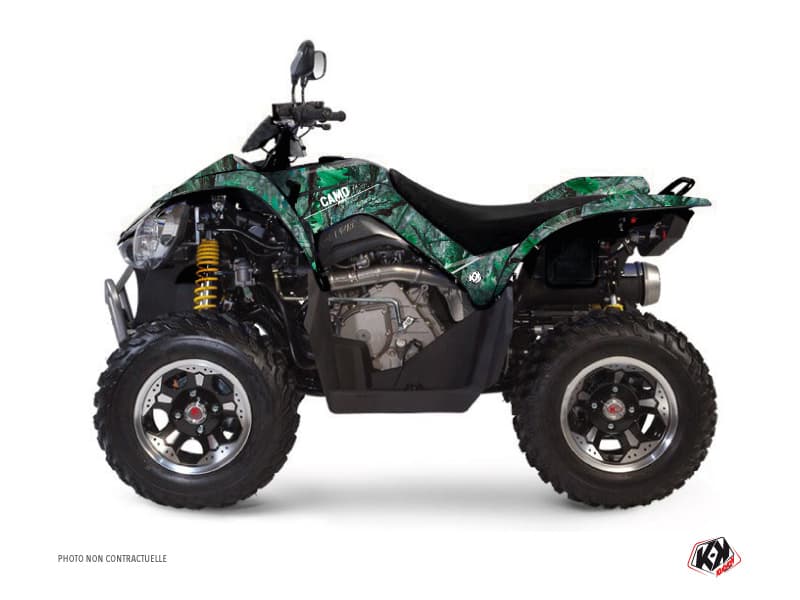 kit graphique quad kymco maxxer 450 camo vert
