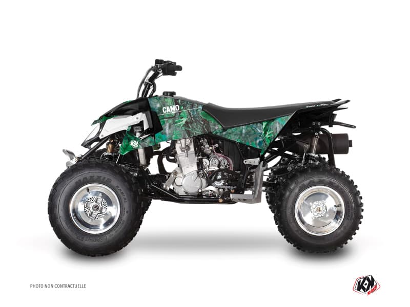 kit graphique quad polaris outlaw 450 camo vert