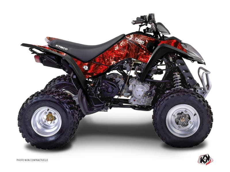 deko-set quad kymco maxxer 90 camo rot