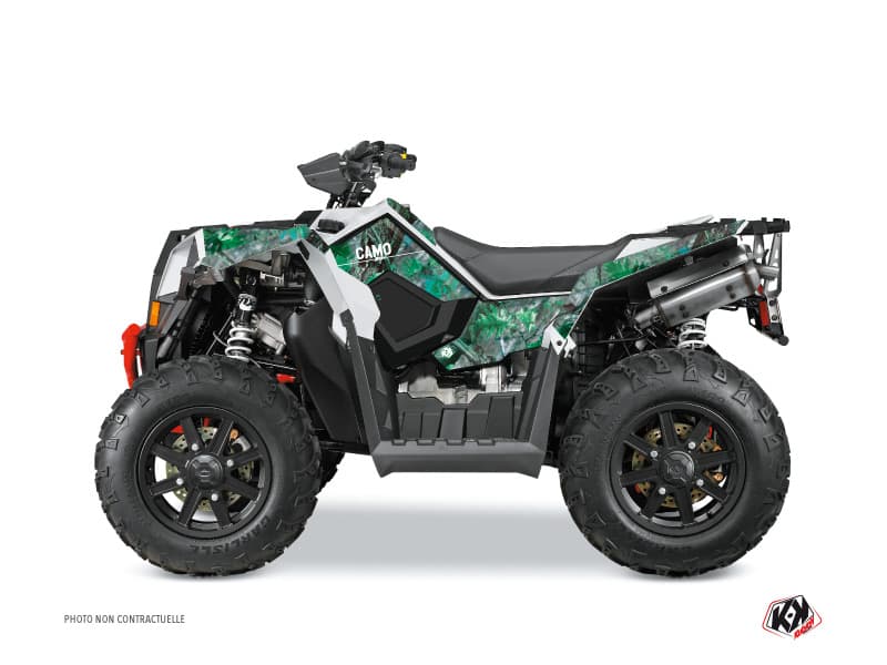 kit graphique quad polaris scrambler 1000 xp camo vert | Polaris | Kutvek
