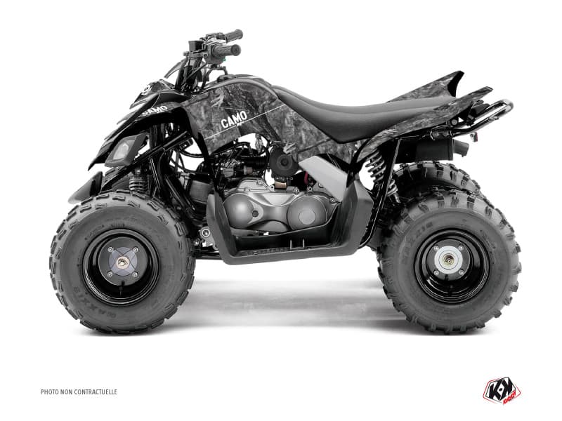 kit graphique quad yamaha raptor 90 camo gris