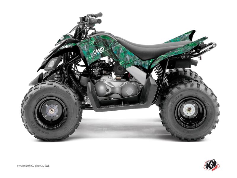 Kit graphique Quad Camo Yamaha 90 Raptor Vert