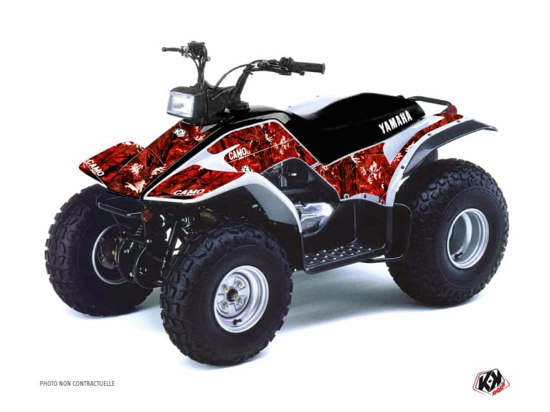 kit graphique quad yamaha breeze 125 camo rouge
