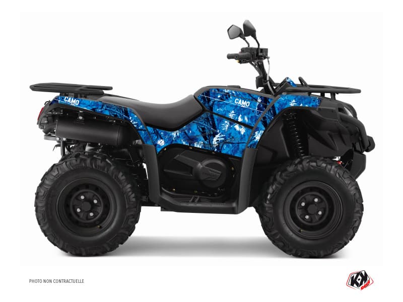 Kit graphique Quad Camo CF MOTO CFORCE 450 S Bleu