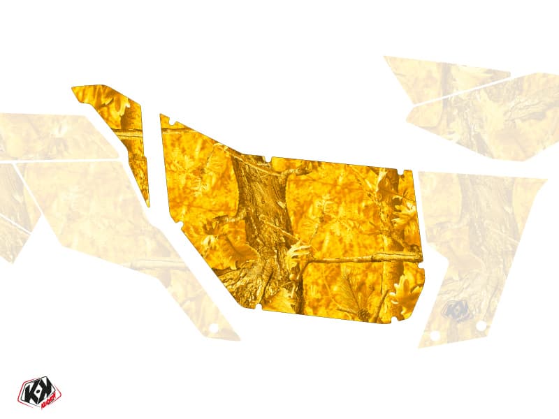 Suicide Doors Pro Armor Camo Can Am Maverick 2012-2017 Yellow Graphic Kit