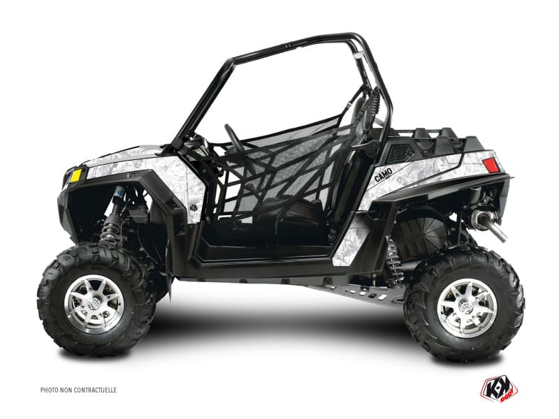 Kit graphique SSV Camo Polaris RZR 800 S Blanc