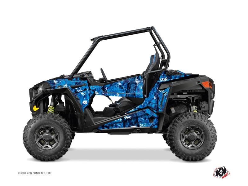 Kit graphique SSV Camo Polaris RZR 900 Bleu