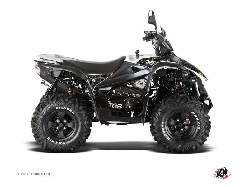 deko-set quad tgb target camo schwarz-grün