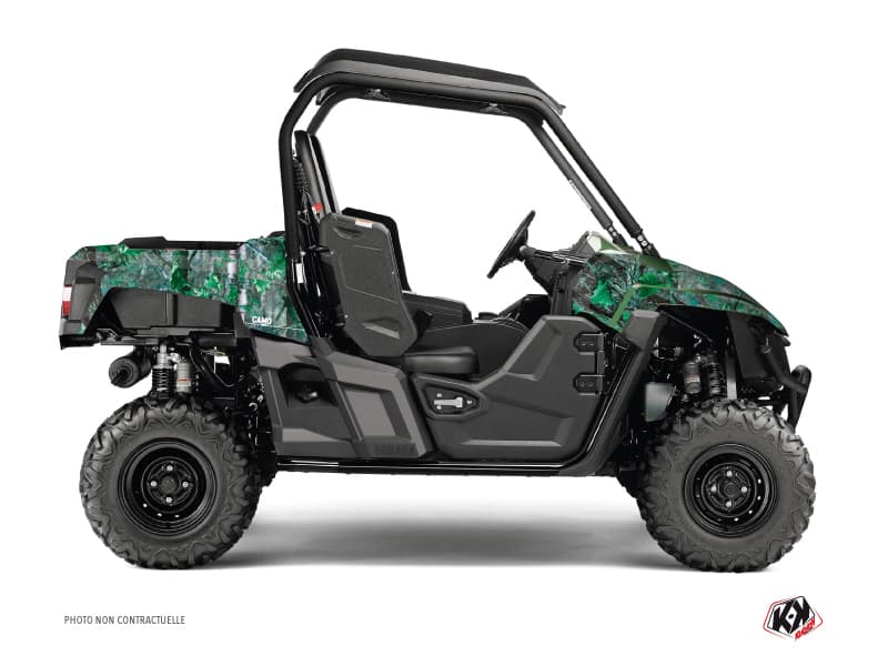 kit graphique ssv yamaha wolverine-r camo vert