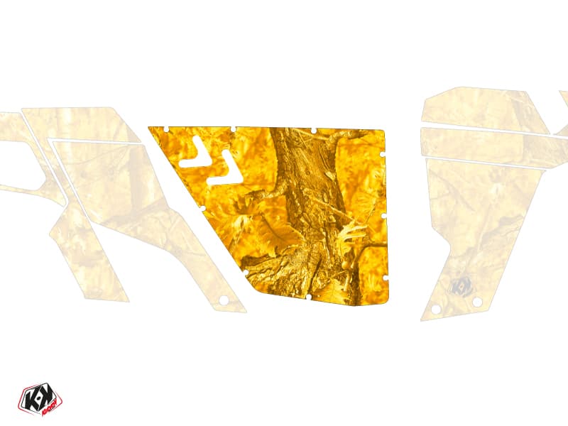 Standard Doors XRW Camo Can Am Commander 2011-2017 Yellow Graphic Kit