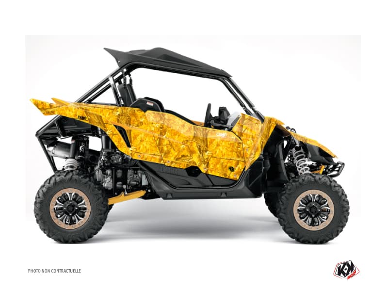 Kit graphique SSV Camo Yamaha YXZ 1000 R Jaune | Yamaha | Kutvek