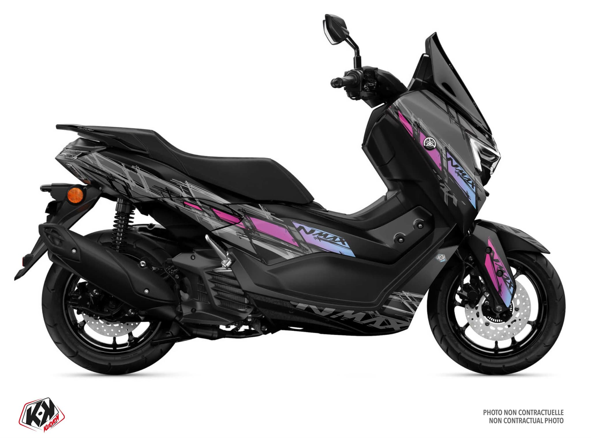 deko-set maxi-scooter yamaha nmax 125 channel rosa