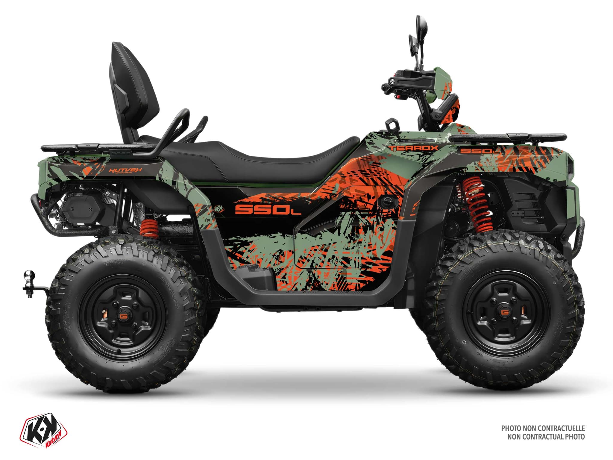 Kit déco CHASER-A Vert Quad GOES TERROX 550L | Goes | Kutvek