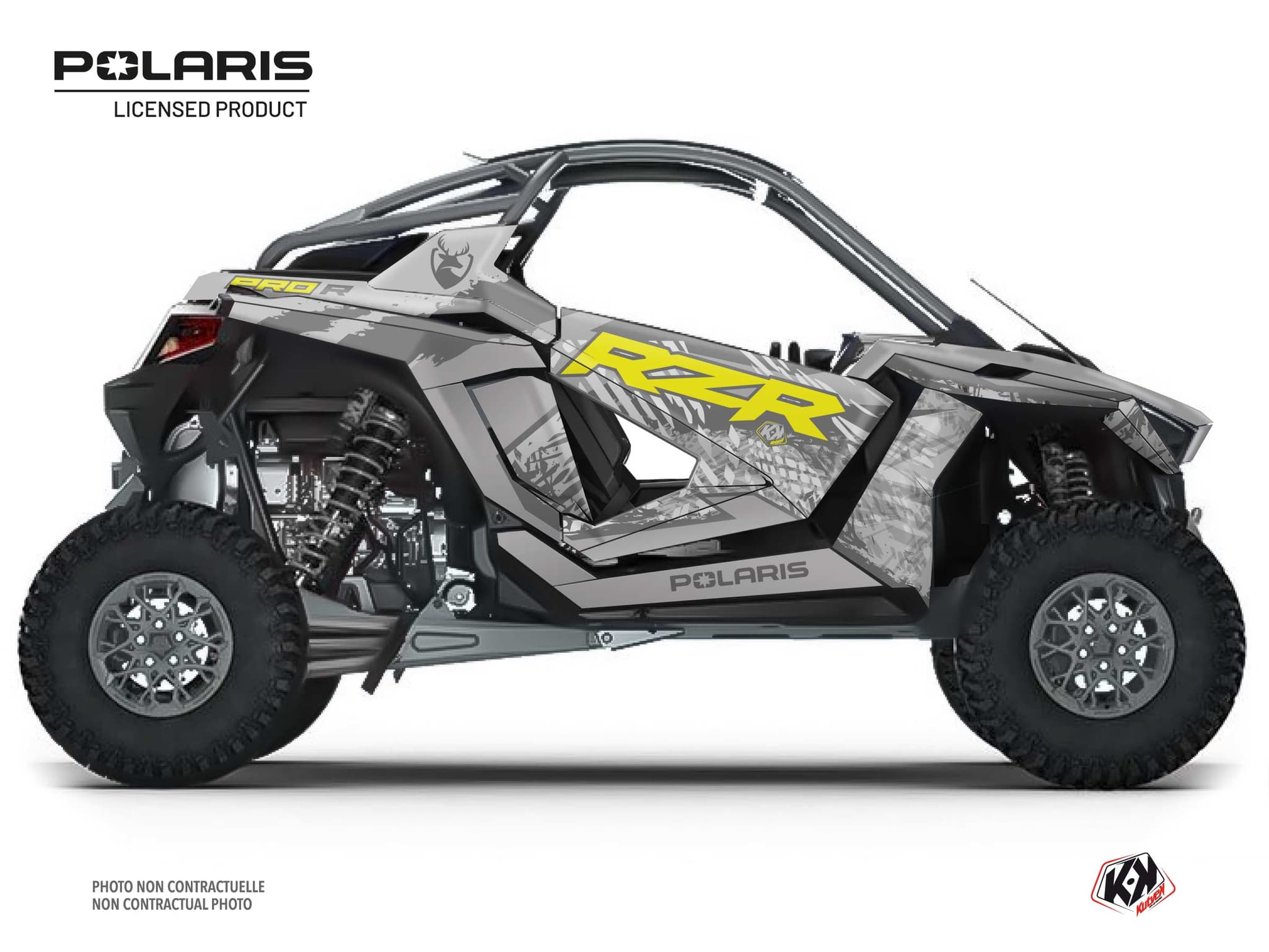 Kit Graphique SSV Chaser Polaris RZR PRO R Gris