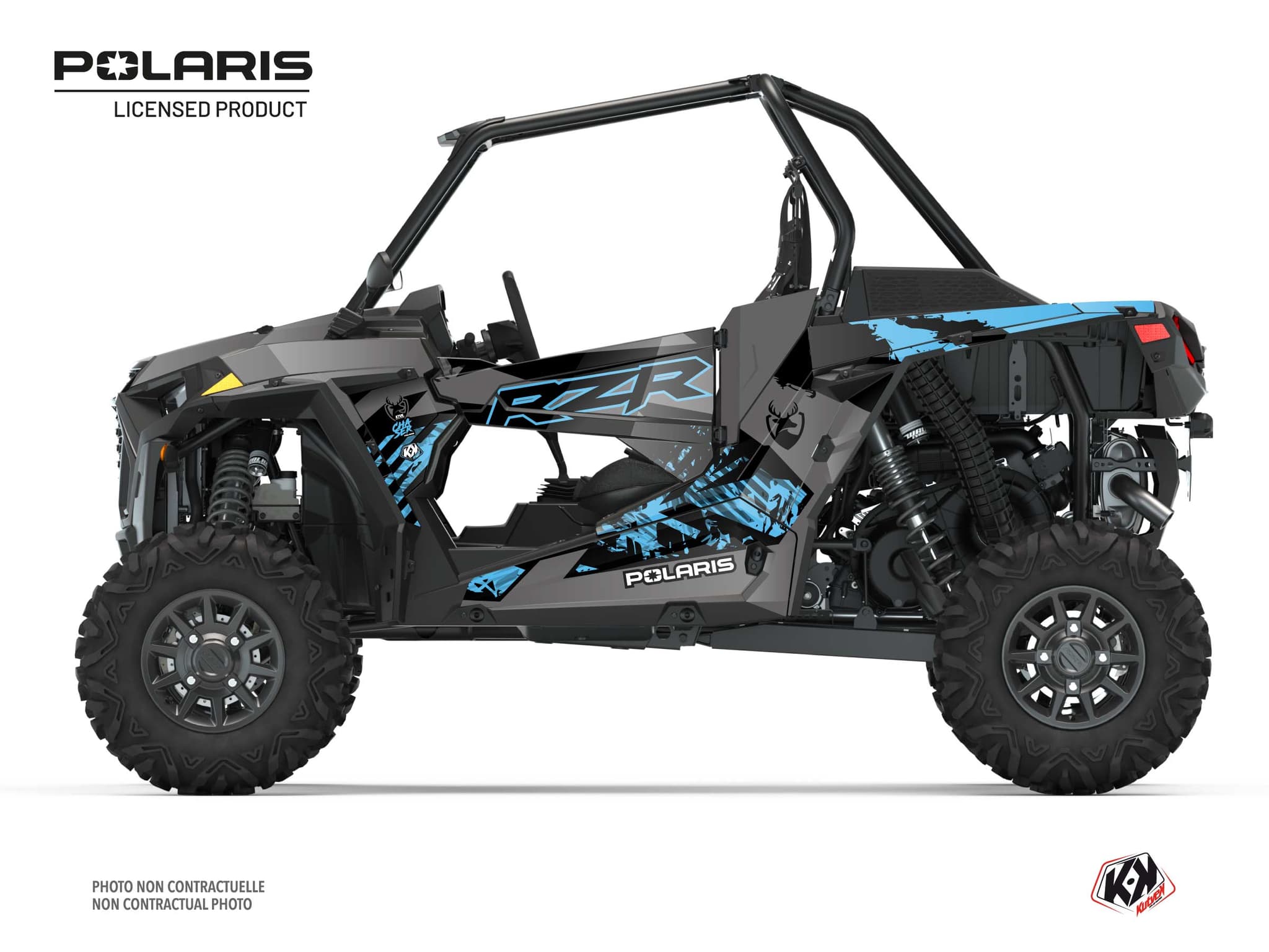 Kit graphique SSV Chaser Polaris RZR XP 1000 Bleu