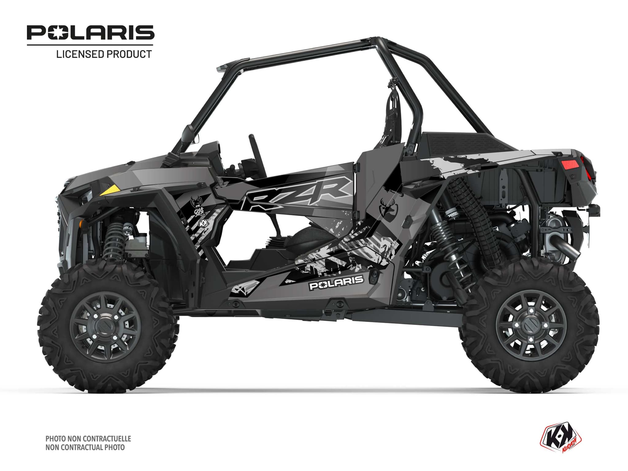 kit graphique ssv polaris rzr xp 1000 chaser noir