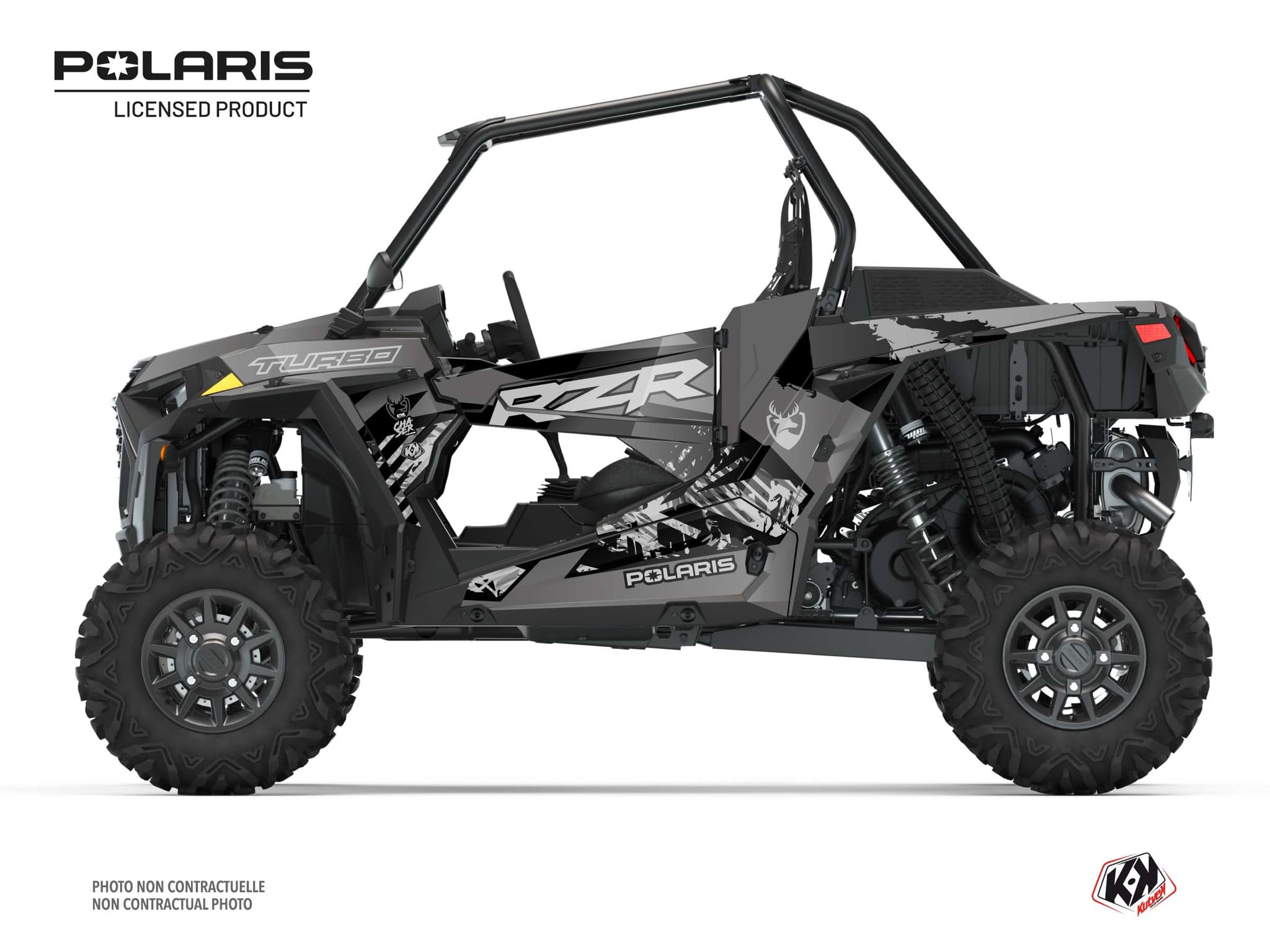 Kit graphique SSV Chaser Polaris RZR XP Turbo Noir