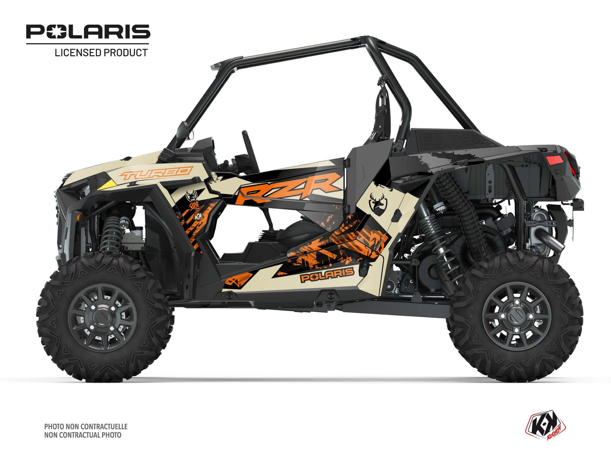 kit graphique ssv polaris rzr xp turbo chaser sable