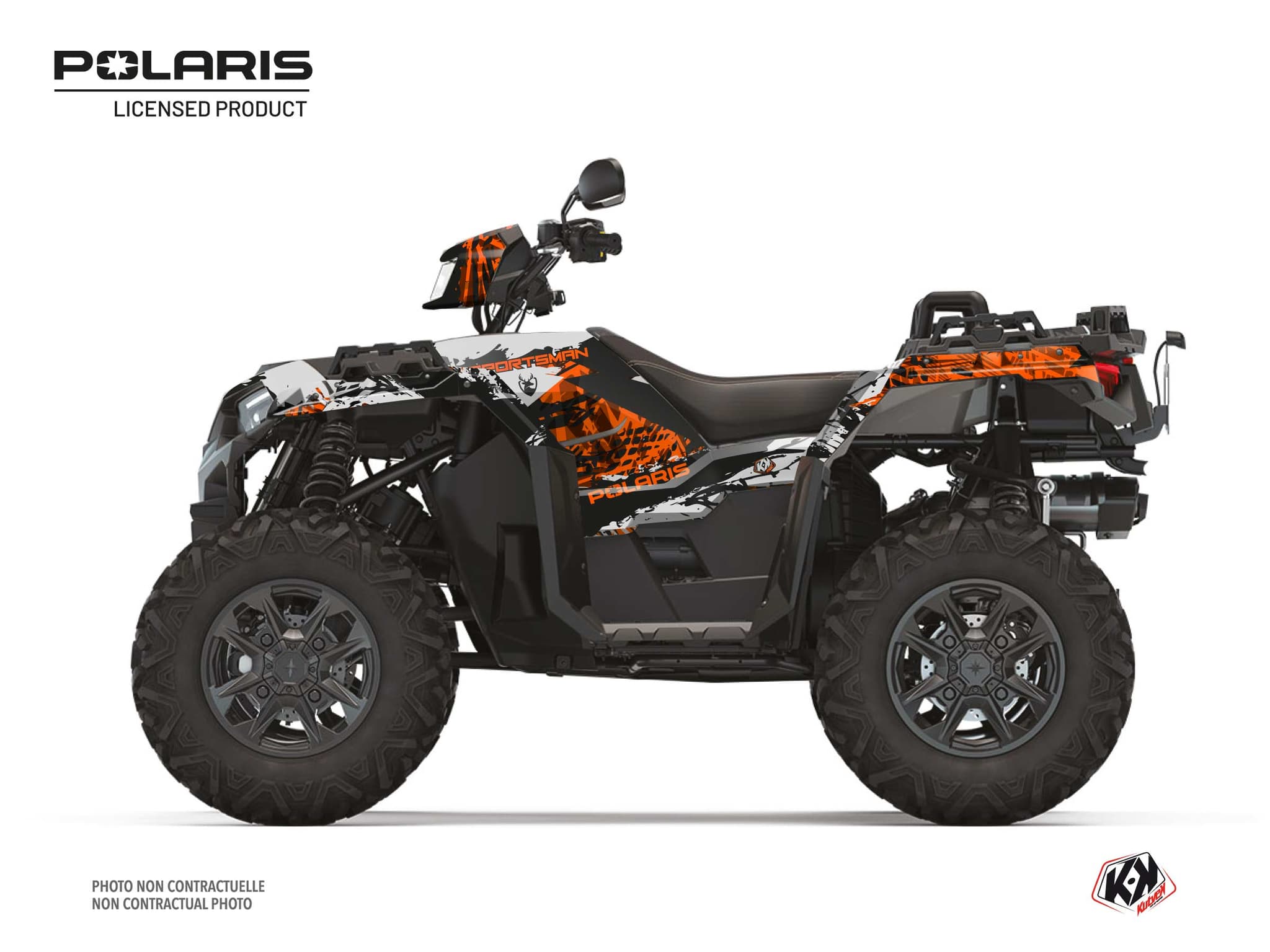 kit graphique quad polaris sportsman 1000 xp-s chaser gris