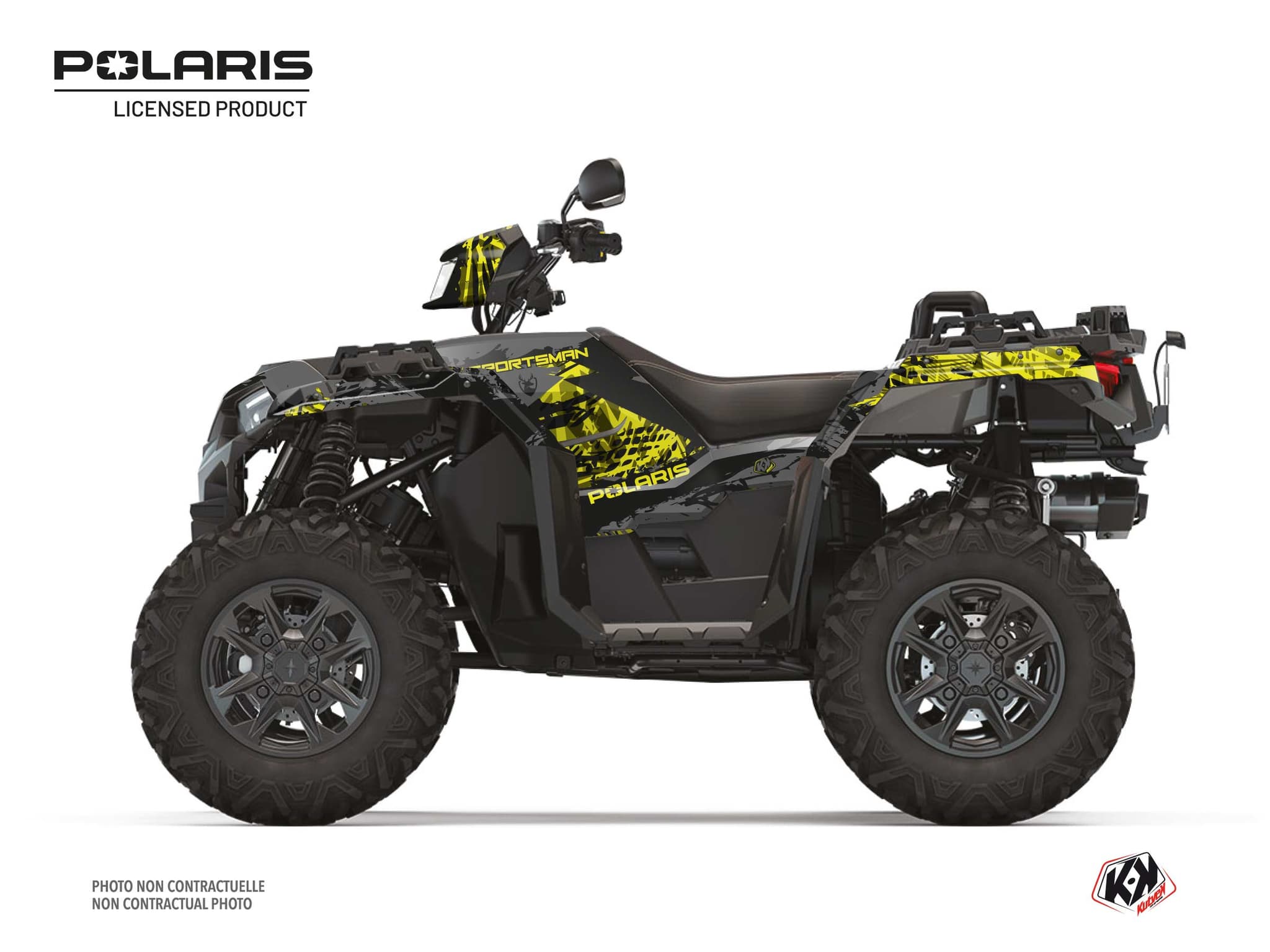 Kit graphique Quad Chaser Polaris 1000 Sportsman XP S Forest Jaune