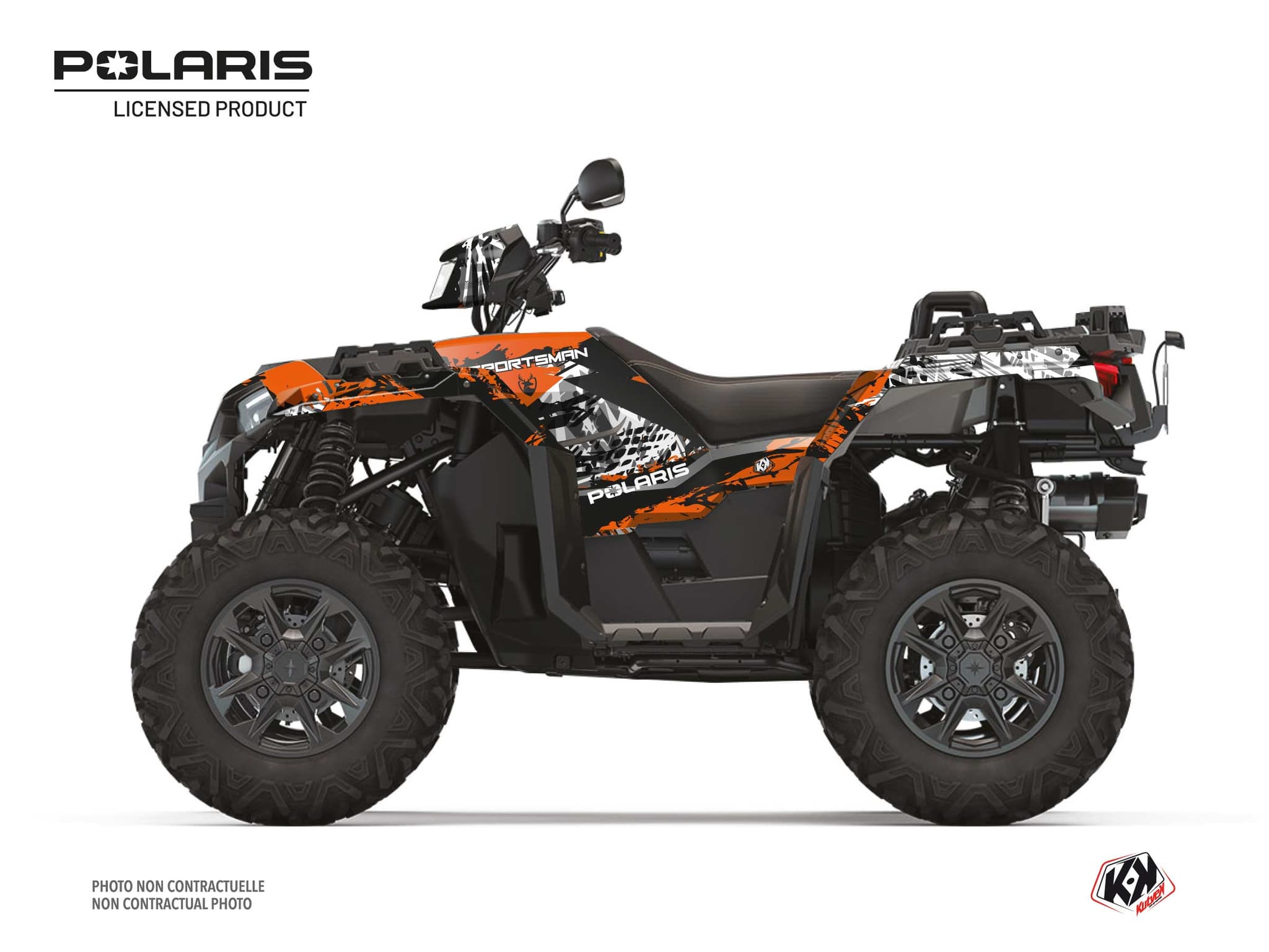 Kit graphique Quad Chaser Polaris 1000 Sportsman XP S Forest Orange