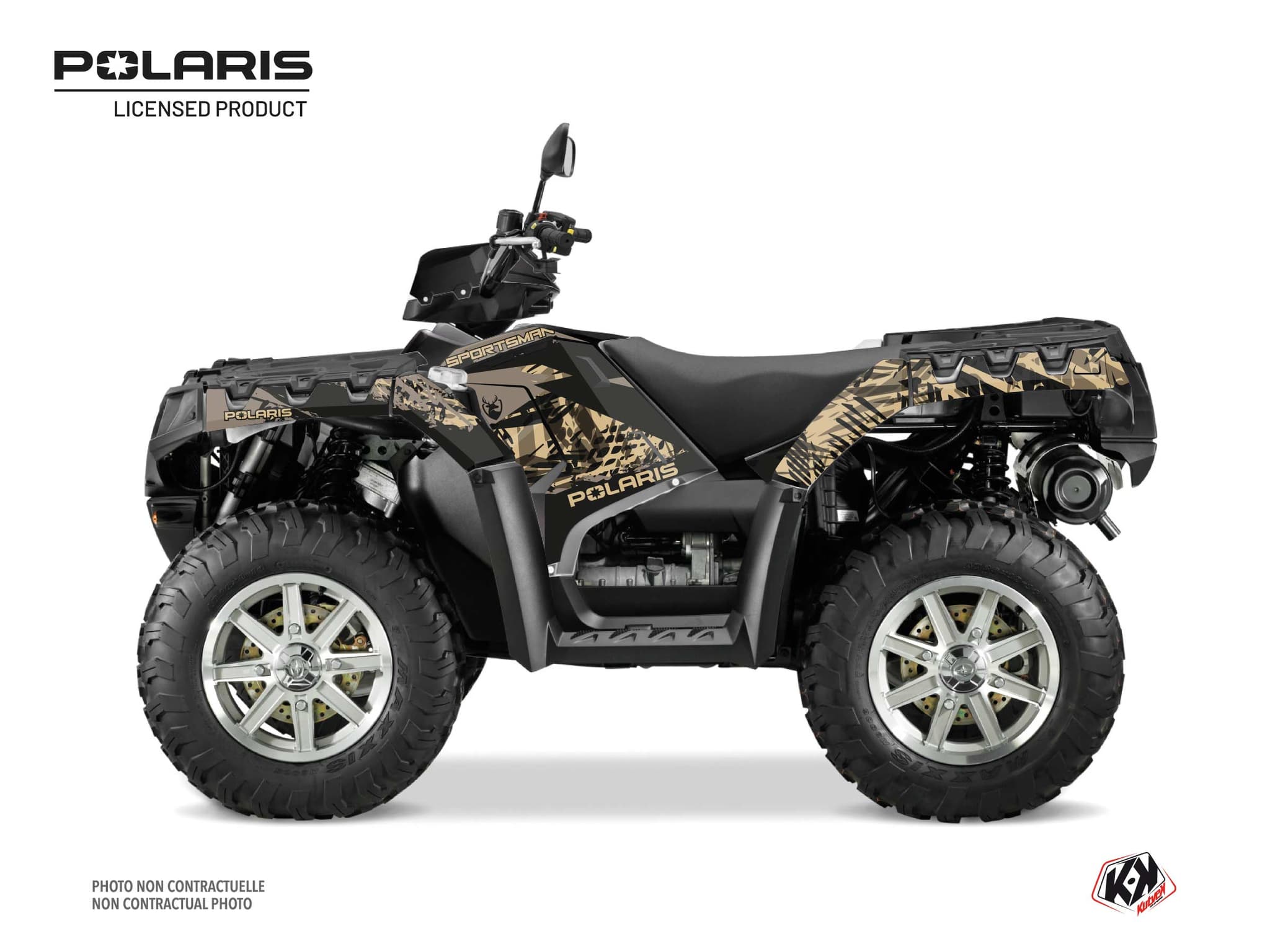 kit graphique quad polaris sportsman 850 touring chaser bronze