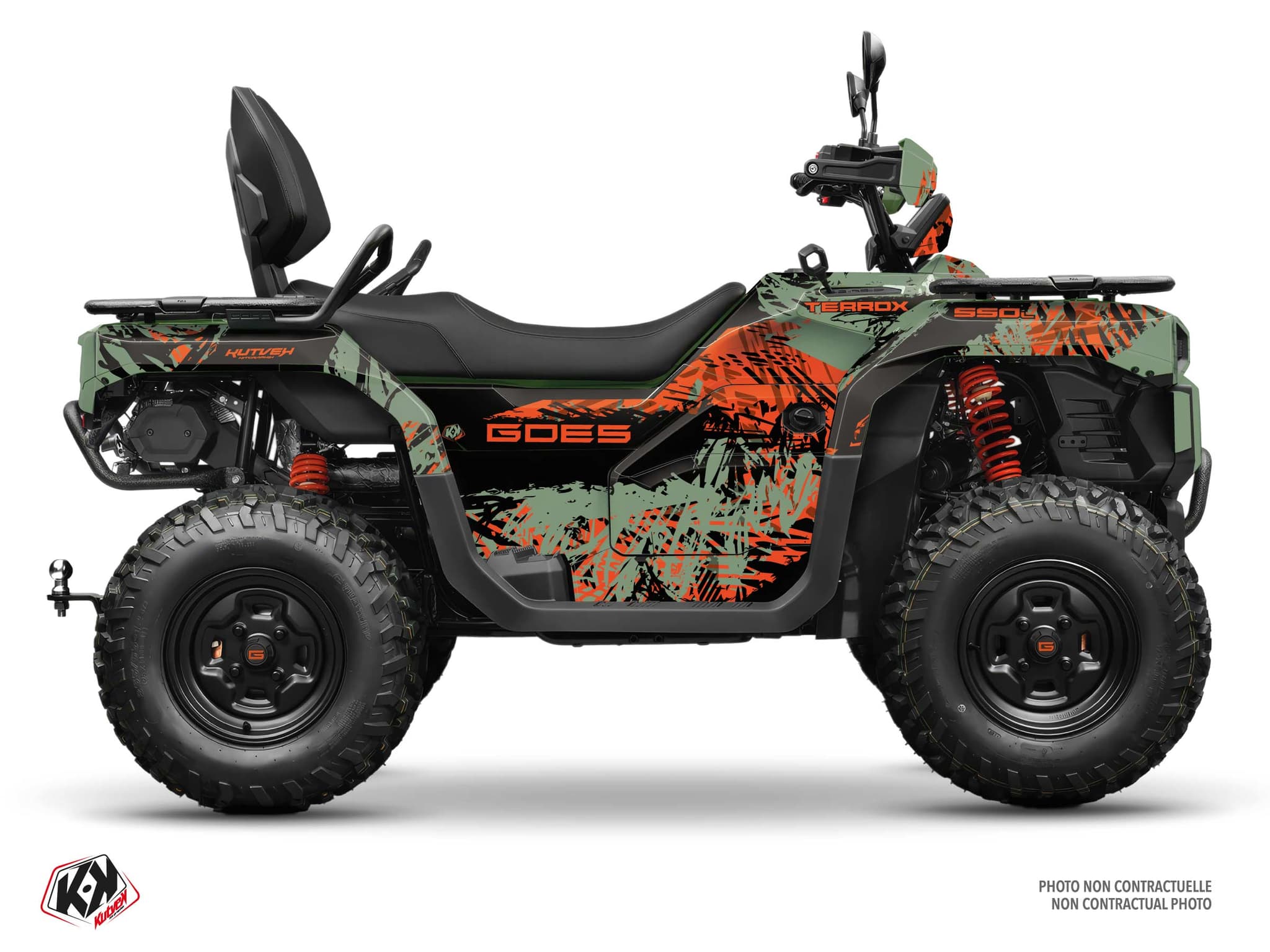 Kit déco CHASER Vert Quad GOES TERROX 550L | Goes | Kutvek
