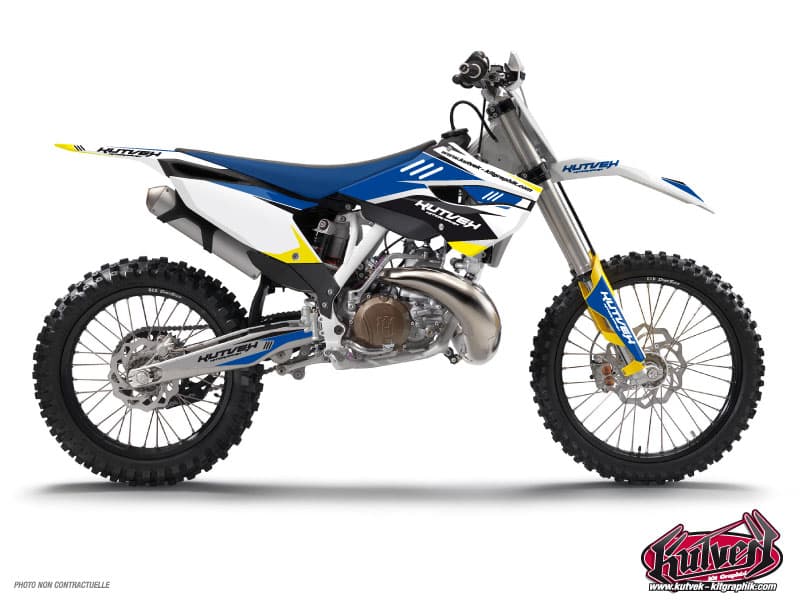 deko-set moto-cross chrono husqvarna 125 te