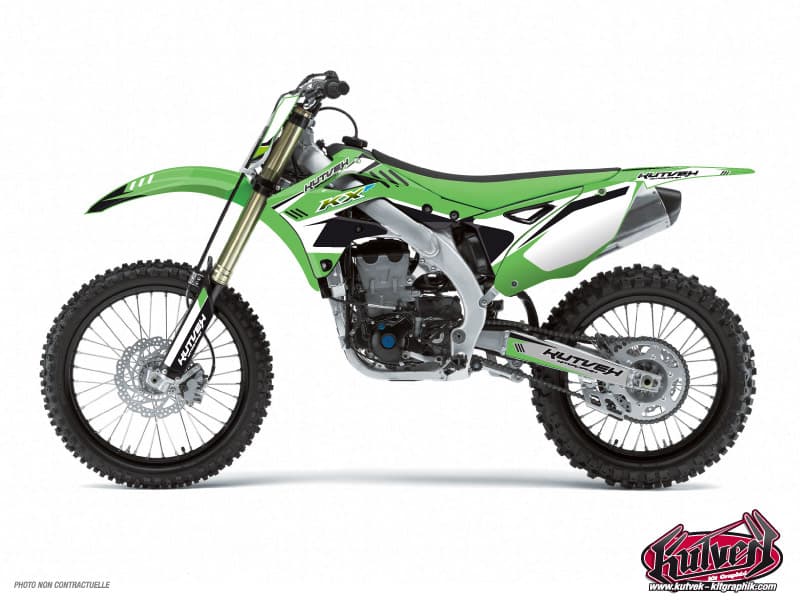 deko-set moto-cross chrono kawasaki 450 kxf schwarz