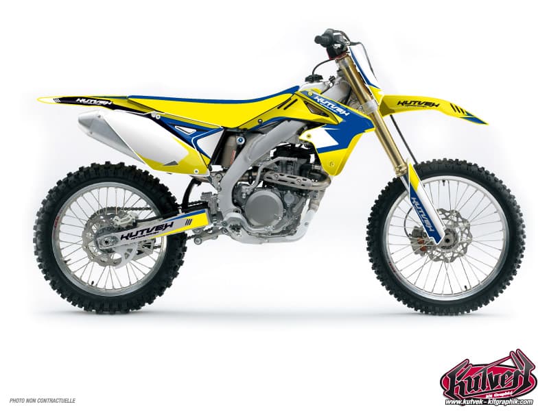 kit graphique motocross suzuki rmx 450 chrono bleu