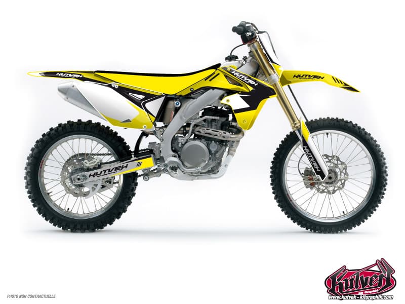 Kit graphique Moto Cross Chrono Suzuki 450 RMX Noir