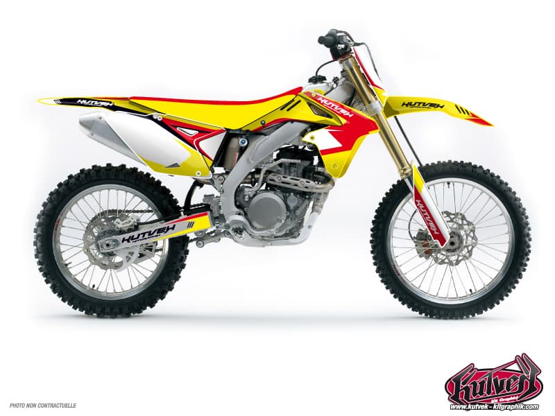 kit graphique motocross suzuki rmx 450 chrono rouge