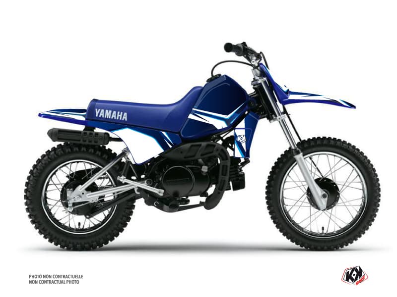 Yamaha PW 80 Dirt Bike Concept Graphic Kit Blue | PW 80 | Kutvek