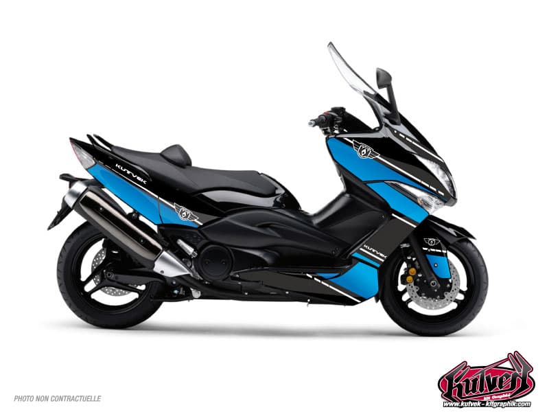 Kit graphique Maxiscooter Cooper Yamaha TMAX 530 Bleu | Yamaha | Kutvek