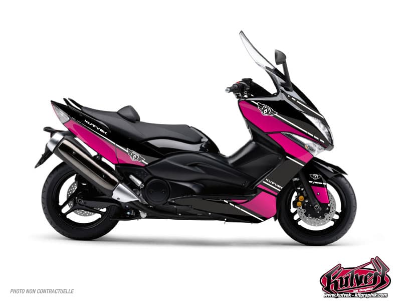 kit graphique maxi-scooter yamaha tmax 530 cooper rose | Yamaha | Kutvek