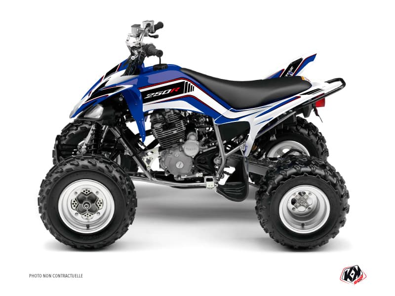 Kit graphique Quad Corporate Yamaha 250 Raptor Bleu