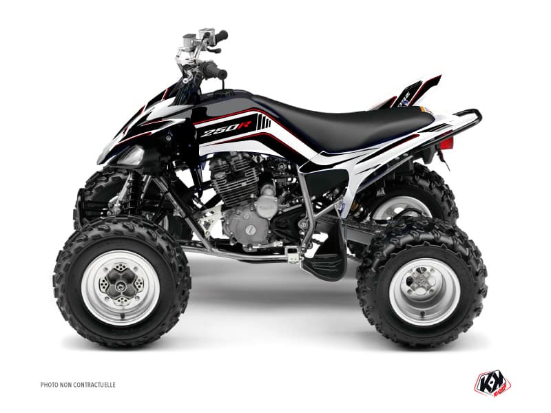 kit graphique quad yamaha raptor 250 corporate noir