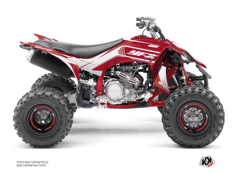 Kit graphique Quad Corporate Yamaha 450 YFZ R Rouge Noir | Yamaha | Kutvek