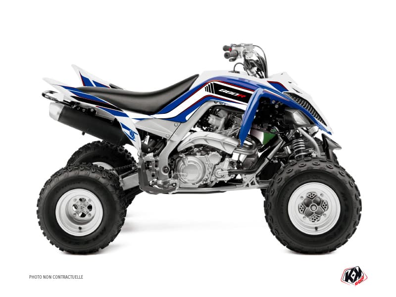 kit graphique quad yamaha raptor 660 corporate bleu