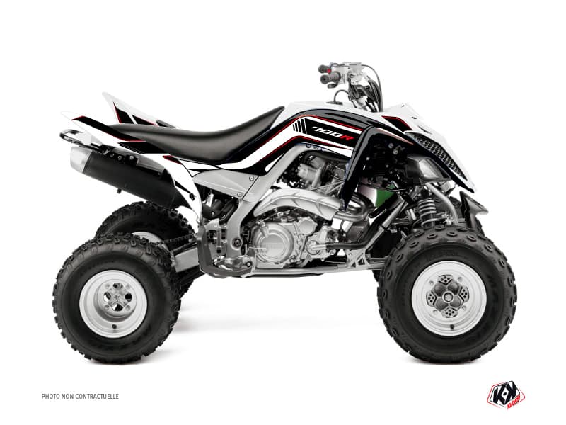 kit graphique quad yamaha raptor 700 corporate noir | Yamaha | Kutvek