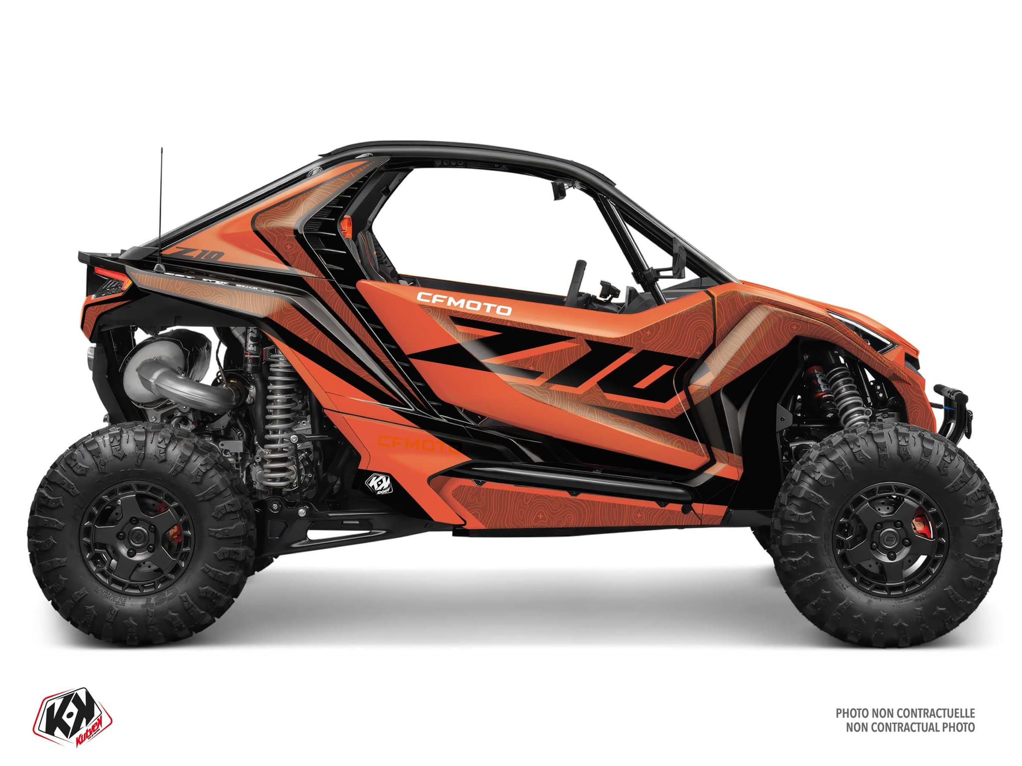 UTV CF MOTO Z FORCE Z10 CREST Orange graphic kit | CF Moto | Kutvek